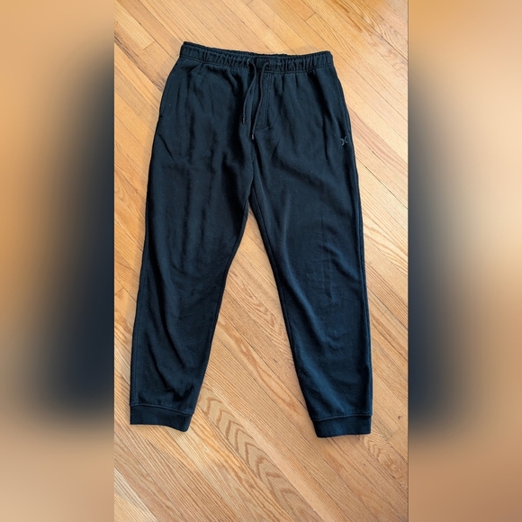 Hurley Black Joggers with Relaxed Fit and Soft Fabric - Picture 1 of 8